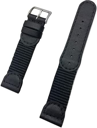 Affordable Swiss Leather 22 mm Replacement Watch Band 3835.70.36_K0017480