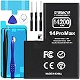 XYIRMCYF 14200mAh Super Capacity Battery Compatible with iPhone 14 Pro Max, 0 Cycle Li-Polymer Replacement Battery for iPhone 14 Pro Max, with Professional Repair Tool Kit