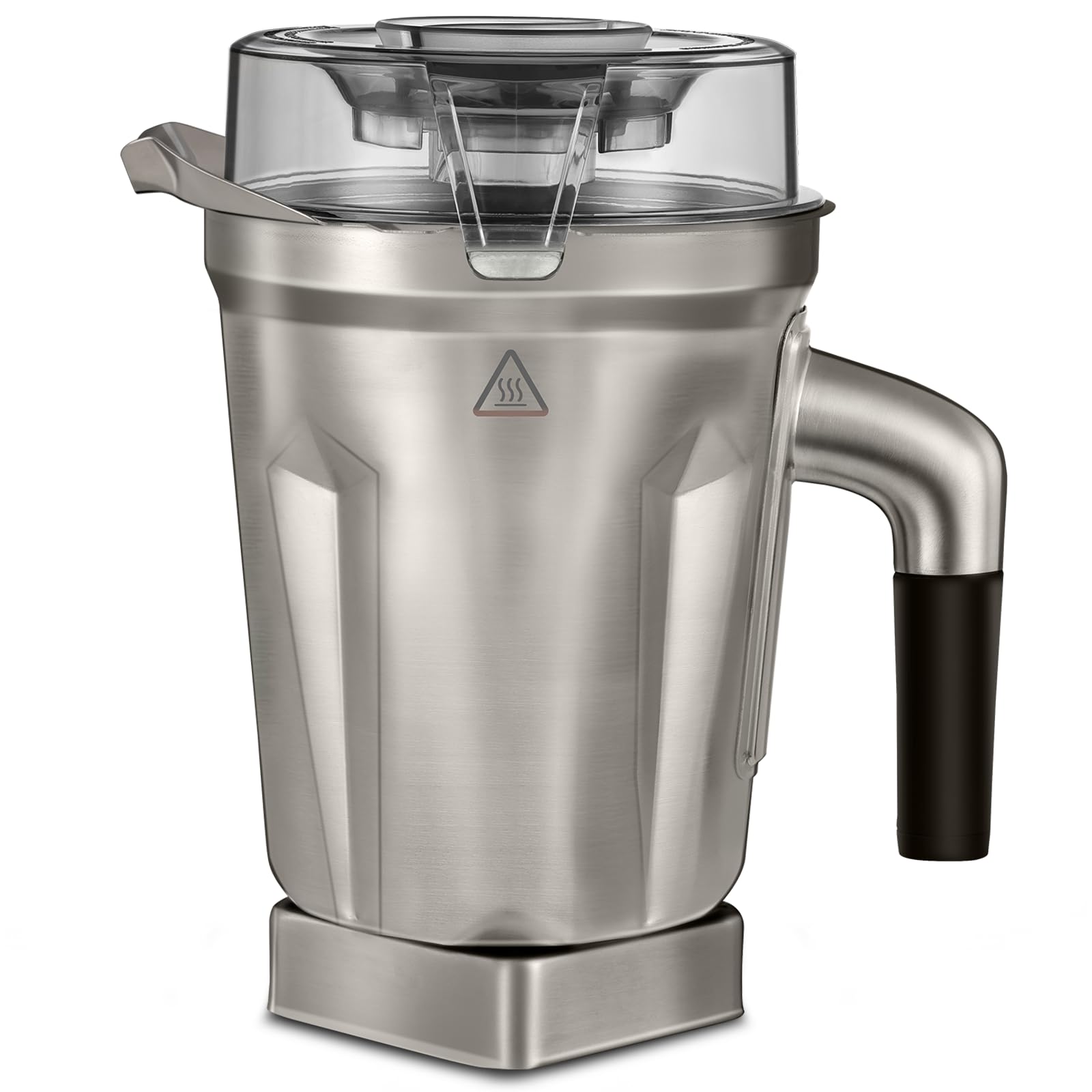 Photo 1 of 64oz Stainless Steel Container Compatible with vitamix 5200 750 6300 E310 Vm0102 Vm0103 Vm0197 Classic C/G Explorian/Commercial Series etc Blender, Stainless Steel Blender Pitcher,5 Years Warranty