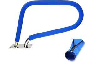 Ginchain Pool Handrail Cover, Slip Resistant Zippered Hand Grip Rail Cover, Safety Rail Grip Sleeve for Inground Swimming Pool Hand Railing Cover(6 feet, Royal Blue)