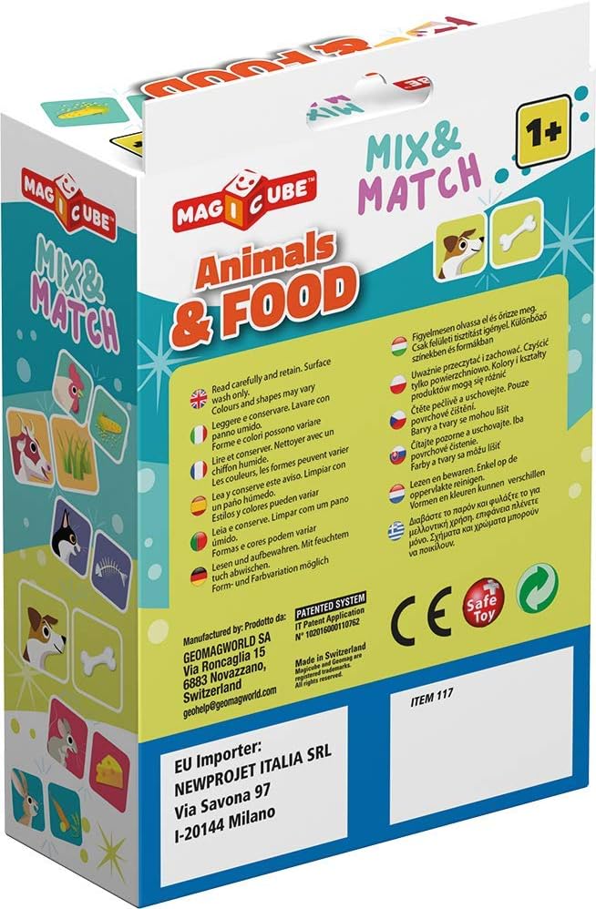 Geomag Magicube - 8 cubi - Costruzioni Magnetiche per Bambini - Linea