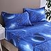 YOU SA 3D Galaxy Starrying Night Bedding Set Microfiber Bed Sheets (Full,02)