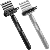 2Pcs 2-in-1 Hair Brush Cleaner &amp; Remover Tool, Brush Cleaning Tool | Comb Cleaner, Effective, Hairbrush Cleaner, Hair Brush Remover Rake, for Man Woman, Home Travel Salon, Removing Hair Dust