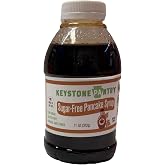 Keystone Pantry Sugar Free Pancake Syrup, Maple Flavored, Sweetened with Allulose, Keto &amp; Low Carb Friendly, Gluten Free, 12 oz