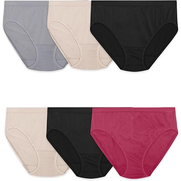 Fruit of the Loom Women's Seamless Underwear (Regular & Plus Size