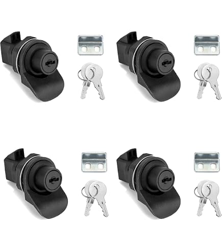 Amazon.com: QWORK 4 Pack Push Button Latch for Boat/Motorcycle
