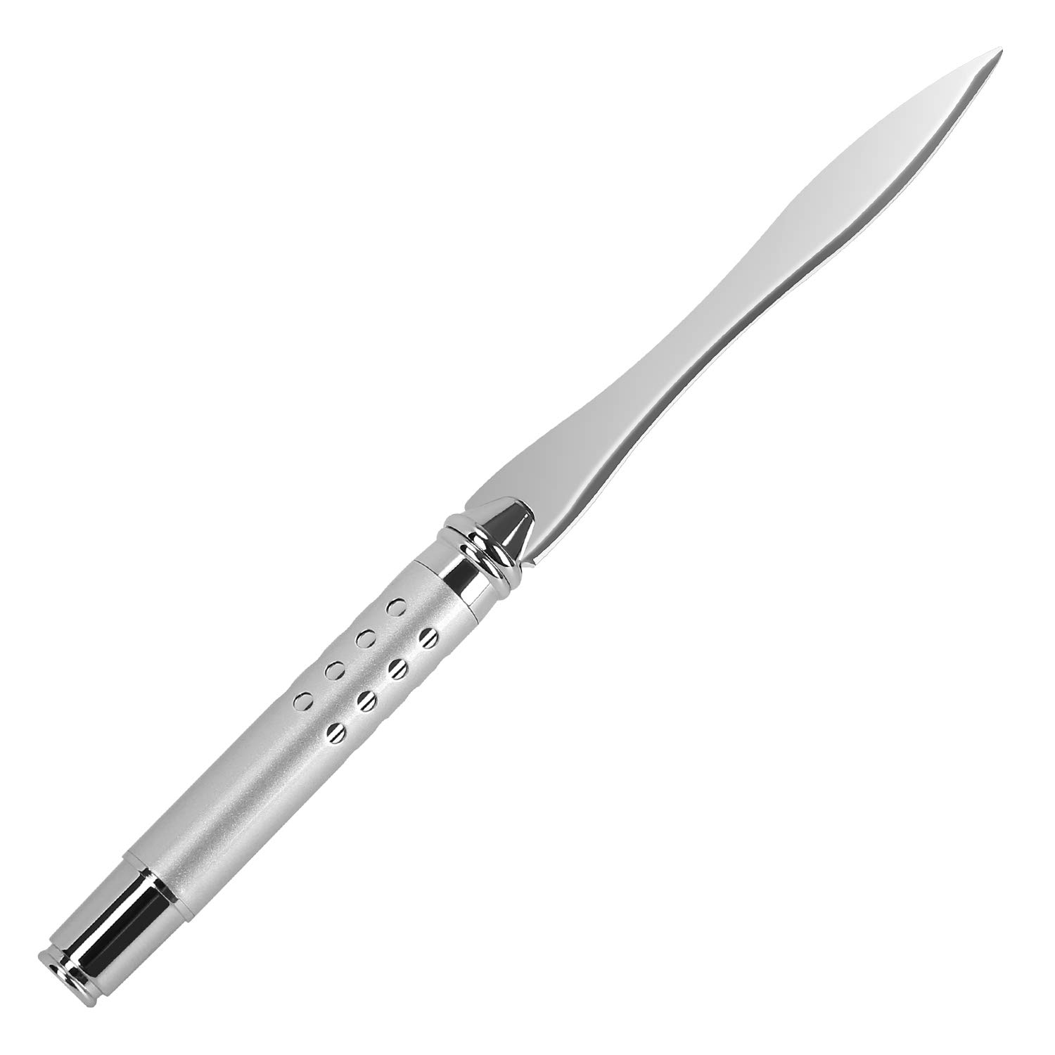 CaLeQi Handle Letter Opener Stainless Steel Knife Split File Envelopes Stationery