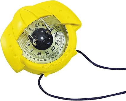 Amazon Com Iris 50 Hand Bearing Compass Yellow Sports Outdoors