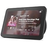 �鶹�� Echo Show 8, with Spatial Audio, Smart Home Hub, Charcoal, with Alexa+ Early Access
