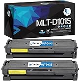 Gotoners 2PK Compatible Replacement Toner Cartridge D101S for Samsung ML-2165W ML-2165 SCX-3400 SCX-3405FW SCX-3405 SCX-3405F
