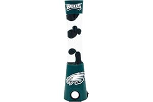 Sporticulture 2-in-1 NFL Team Magma Lamp with Built-in Bluetooth Speaker - 16.5” NFL Team Magma Lamp with Standard Outlet Connection and 30-Watt Bulb (Included) – Philadelphia Eagles