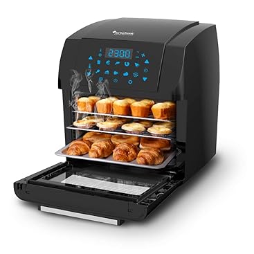 Amazon.de: Heißluftfritteuse 1500 Watt mit Drehkorb, Multifunktions