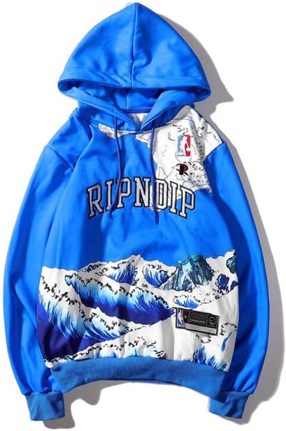 JHY Men's Graphic Hoodie Hooded Sweatshirt,L