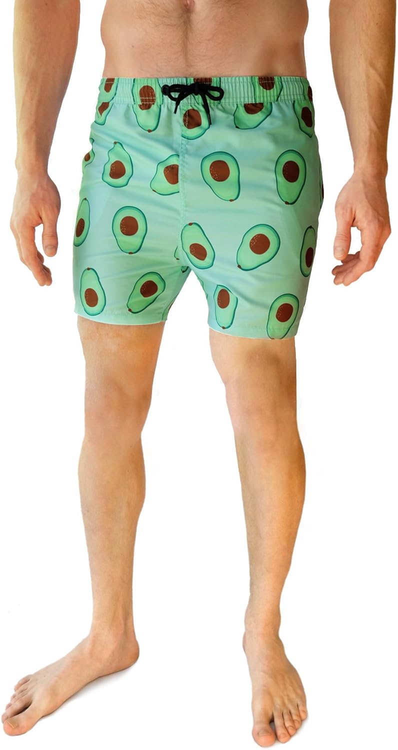 Cabana Bro Men's Swim Trunks Retro Style Summer Swim Suits for Men