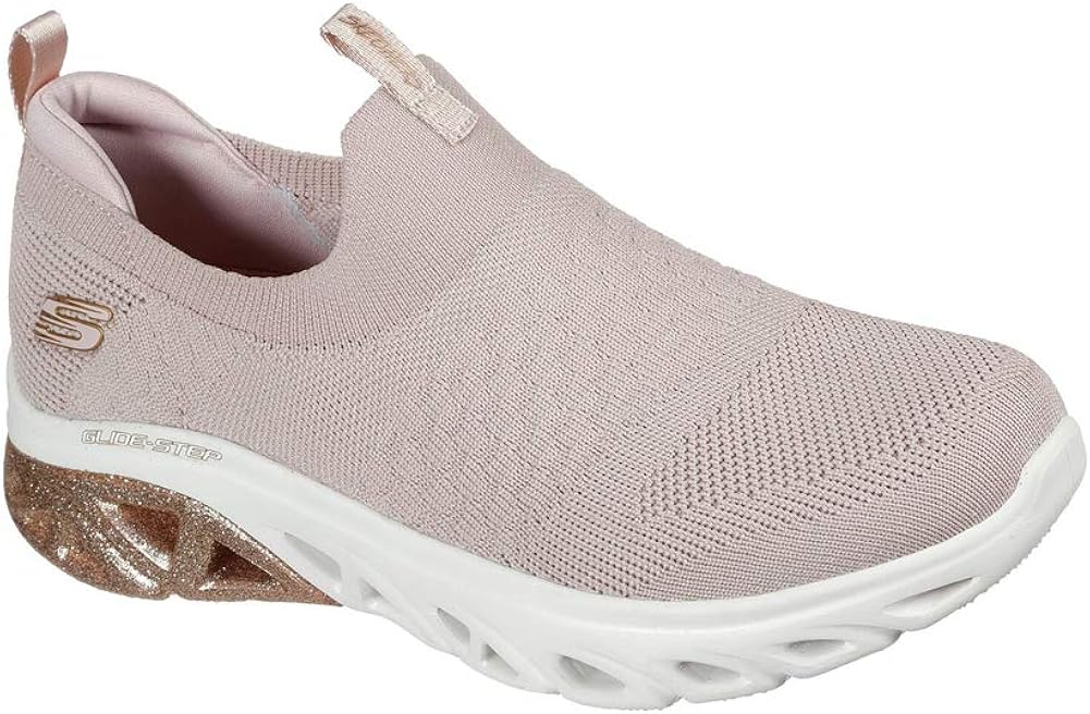 skechers rose gold shoes