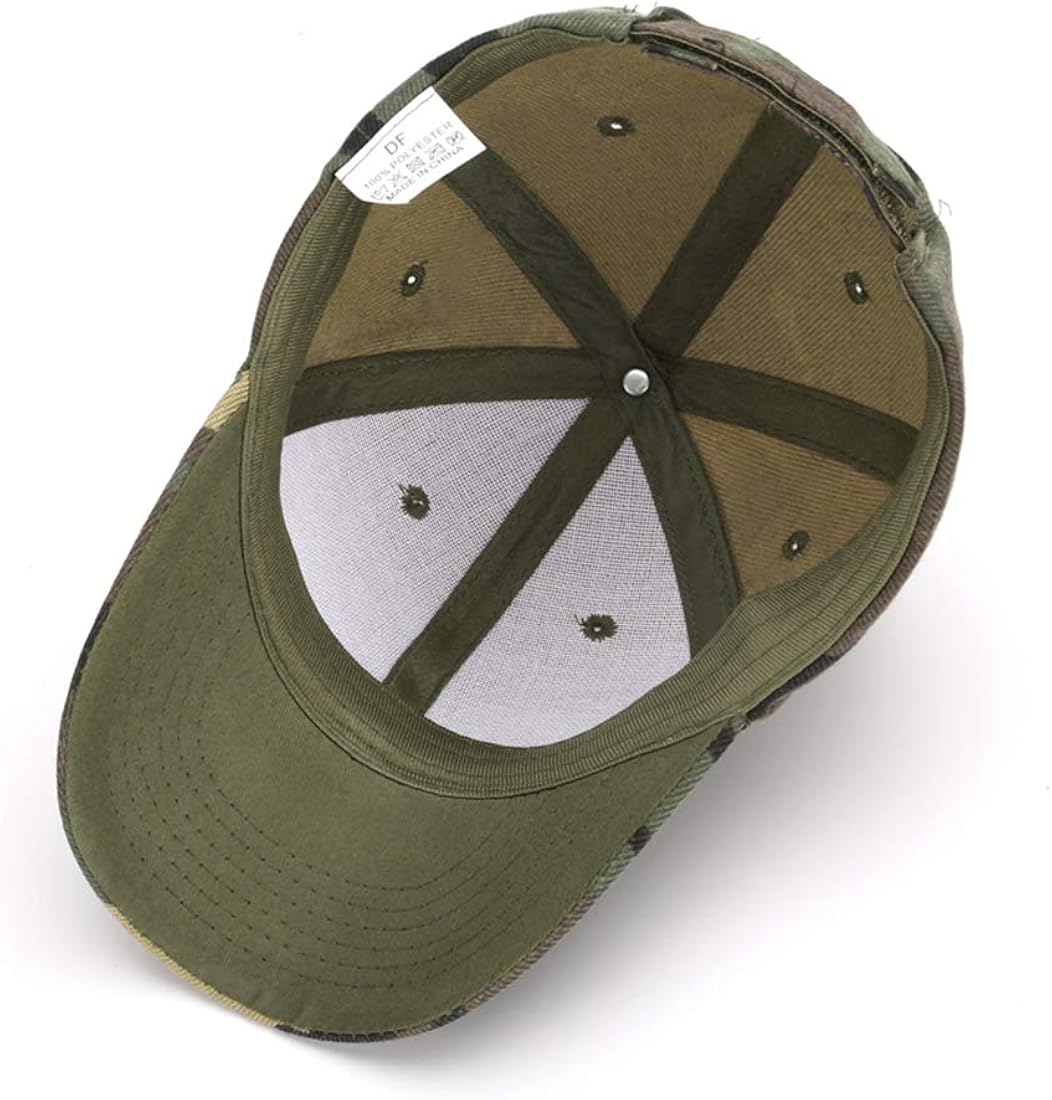 Baseball Cap Toddler Hat Beach Hat Kids Hats Sun Hat Boys and Girls Caps for 3-8 Years Army Green Camouflage: Clothing