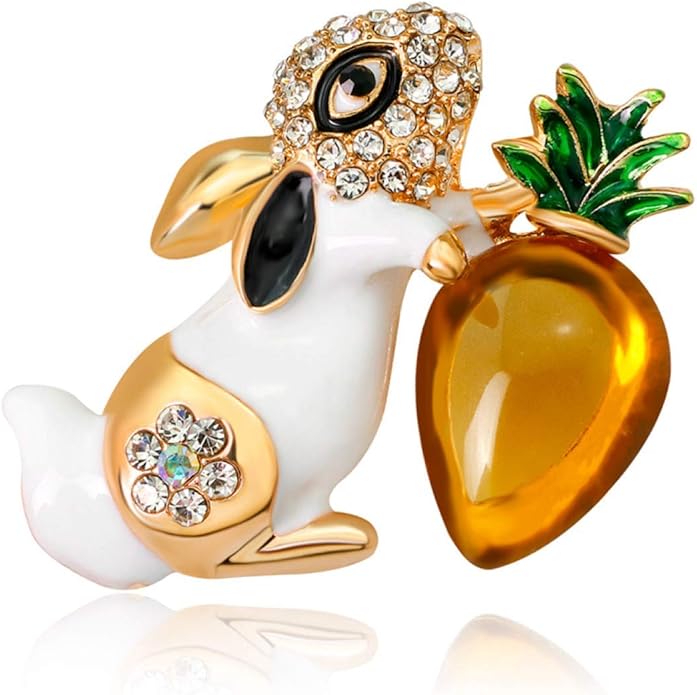 rfrrsss Distinctive Animals Brooch Pins Bee Rabbit Octopus Cat Owl Bird Cat Enamel Brooches for