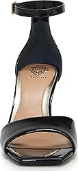 Vince Camuto Women's FEBE Heeled Sandal, Black, 7.5