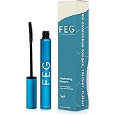 FEG Accelerating Mascara with Growth Serum | Eyelash Growth Mascara with Natural Ingredients to Lengthen, Thicken, Curl, and Darken Your Lashes | Lengthens and Defines Eyelashes | 6 mL | Single Pack