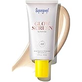 Supergoop! Glowscreen SPF 40 Tinted Sunscreen + Primer | Glowy moisturizing makeup primer filters blue light, hydration, hyaluronic acid &amp; vitamin B5, Champagne Glow for everyday use