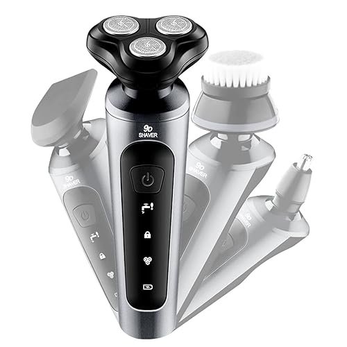 in Electric Razor for Men, Rechargeable Portable Shaver Rotary