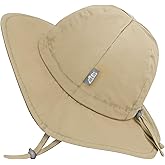 JAN & JUL Adjustable Cotton Floppy Sun Hat with 50+ UPF Protection for Boys