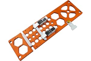 VIEWREAL Track Saw Square Guide Rail Accessory,Guide Rail Square,Enhanced Stability for Festool & Makita Rails, Easy-Attach Design for Accurate Woodworking(Orange Updated)