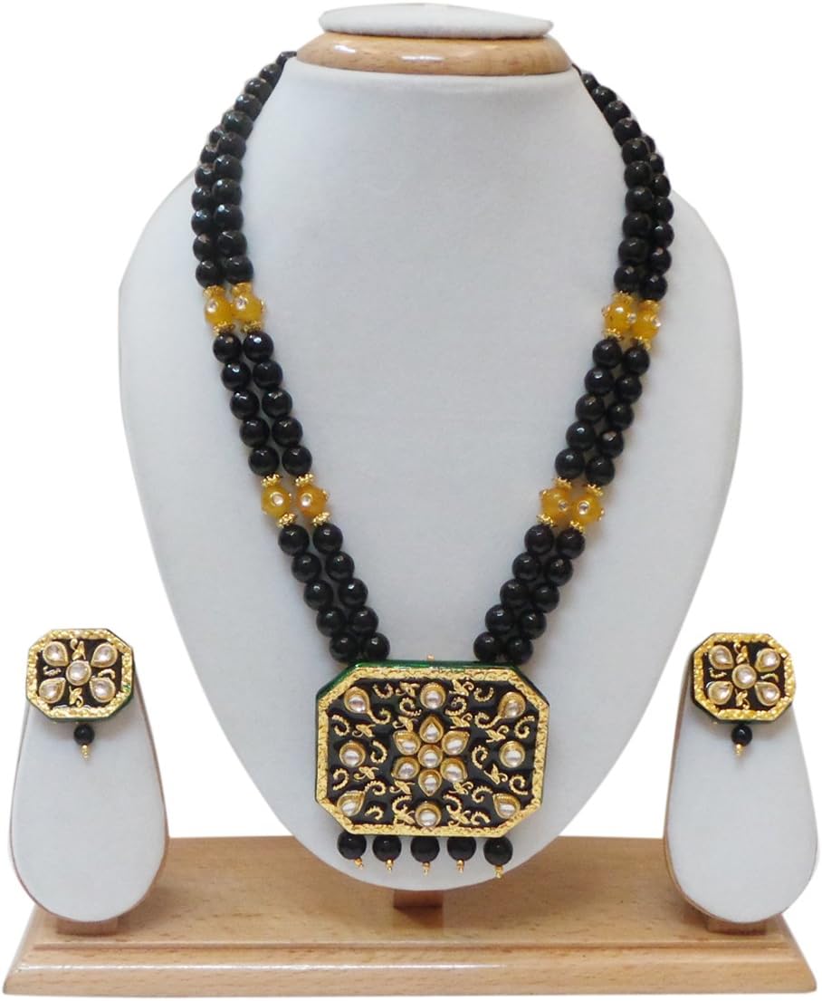 Charvee Black Ethereal Meenakari Grand Set