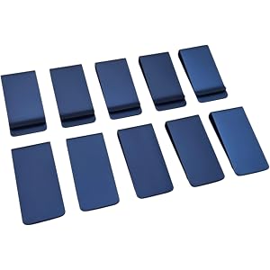 Anodized Aluminum Money Clips for Custom Engraving