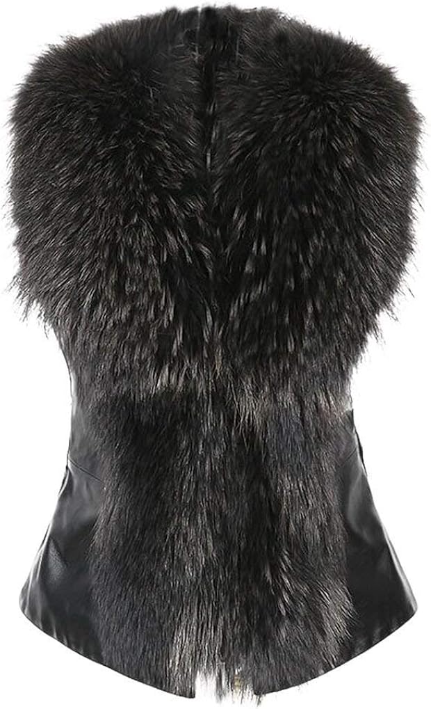 Fur Vest Ladies Autumn Winter Fashion Faux Fur Comfortable Sizes