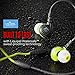 MEE audio M7P Secure-Fit Sports In-Ear Headphones with Mic, Remote, and Universal Volume Control (Green)