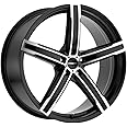Vision 469 Boost 17x7 5x4.5" +38mm Black/Machined Wheel Rim 17" Inch