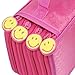 Youngman 72 Insertings Super Large Capacity Multi-layer Students Pencil Case Pen Bag Pouch Stationary Case Makeup Cosmetic Case Bag (Hot Pink)