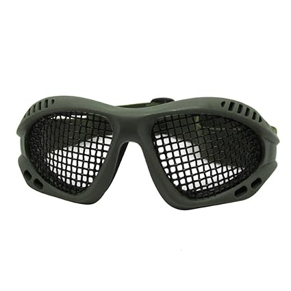 Verstellbare Schutzbrille im Militärstil mit Antibeschlagbeschichtung und Gitternetz