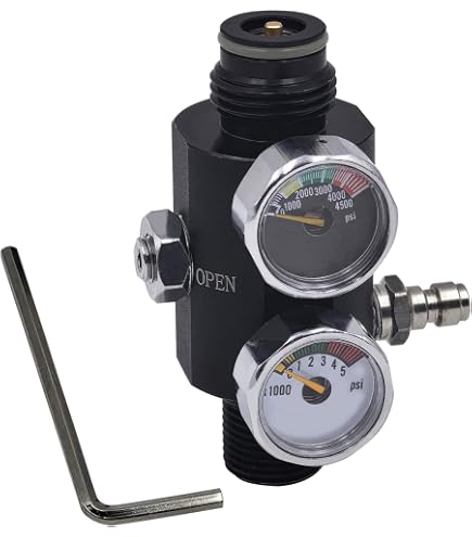 Bouteille PCP / Paintball TUXING 0.3L 4500 PSI - Aluminium, Filetage M18x1.5 - Certifiée CE (Bouteille Vide)
