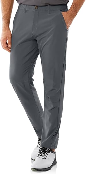 33,000ft Herren Golfhosen Atmungsaktive Stretch Hose für Männer Schnelltrockende Stretch Lange Golfhosen