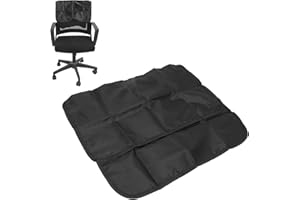 Hairdresser Barber Chair Cover Chair Back Cover Wrap Oxford Fabric Chair Cover Stain Resistant Black Back Protective Cover fo