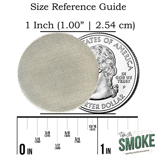 1" Stainless Steel Pipe Screens | Made in the USA Pipe Screen Filters (50 Pack) - Thumbnail 2