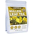 Jarteela - Mullein Leaf Tea Bags - 3g/Bag X 40 - Premium Compressed Dried Mullein Herbs for Easily Extracting & Great Flavor - Non-GMO - Caffeine-Free