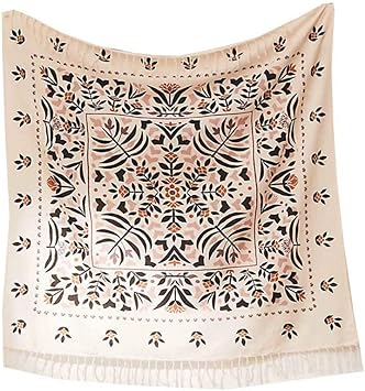 Amazon De Bohmische Tapisserie Urban Outfitters Blume Lange Quaste Quadratische Tapisserie Decke