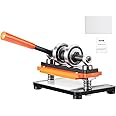 Leather Cutting Machine, 7.1 x 3.9 in Embossing Plate Manual Die Cutter, 0.47 in Pressure Stroke Leather Embossing Machine, Dual Guide Shafts Die Cut Machine for Various of Materials