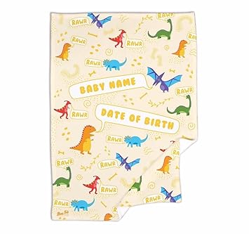 personalised baby rug