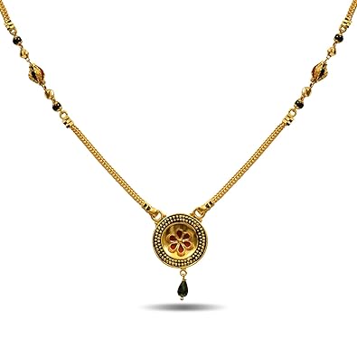 Buy P N Gadgil Jewellers 22k Yellow Gold Mangalsutra Necklace At