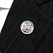 Israel Coin Tie Tack Lapel Pin Suit Flag Israeli Jew Hebrew Bible Torah Jewish Biblical Lion of Judah Palestine Army