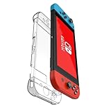Kungber Anti-Scratch Hard Back Case Cover for Nintendo Switch Transparent Ergonomic Accessories Skin 2017(clear)
