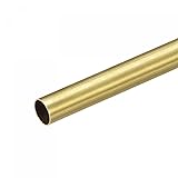 uxcell Brass Round Tube 12mm OD 0.5mm Wall