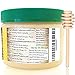 Raw Honey: Creamy Premium Farmers Market Quality. Big 1lb Double-Sealed Artisan Product, Original Green Lid Quality