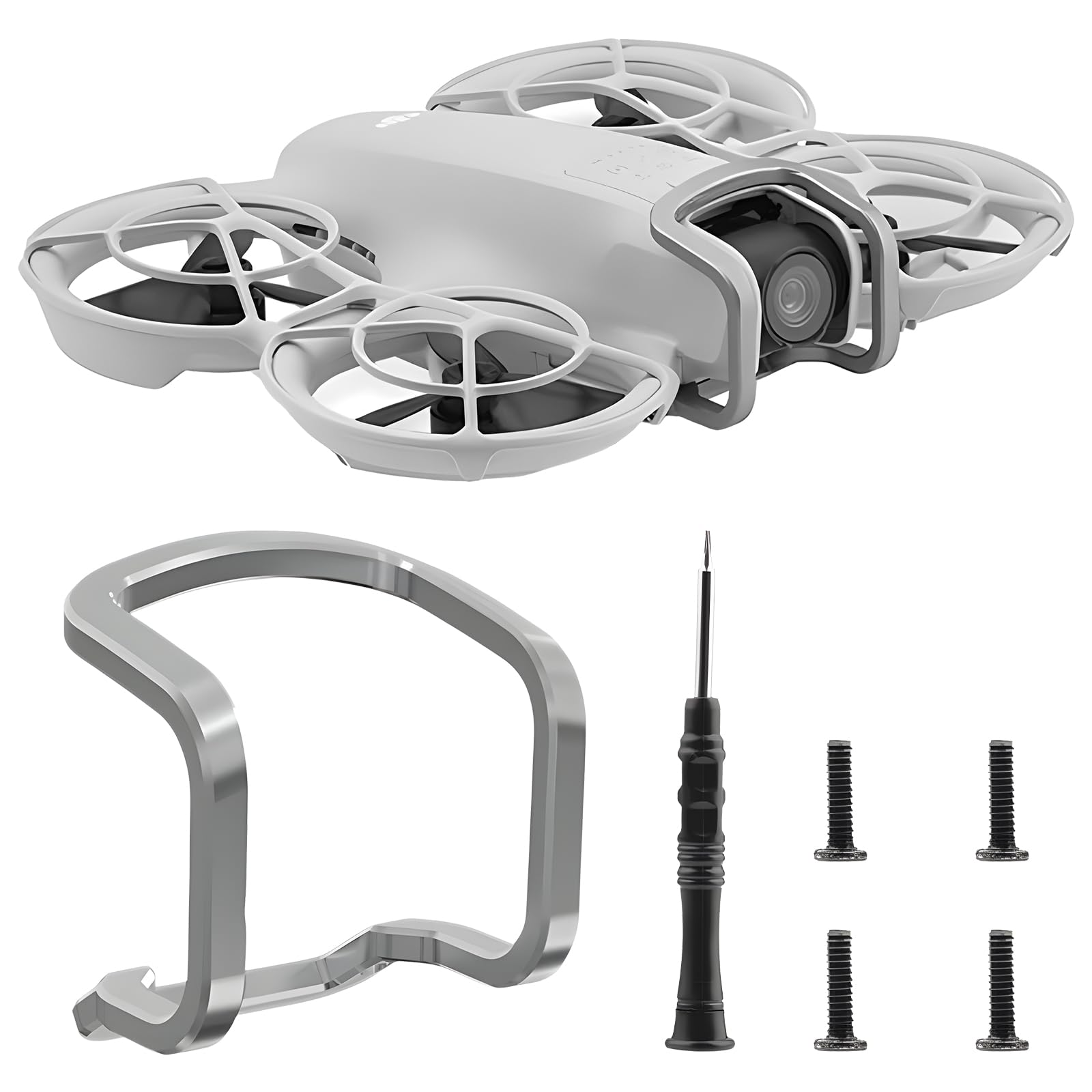 Craznick Gimbal Bumper Guard for DJI Neo - Drone Accessories Camera Lens Bumpers Alloy Anti-Collision Protective Bar for DJI Neo Drone