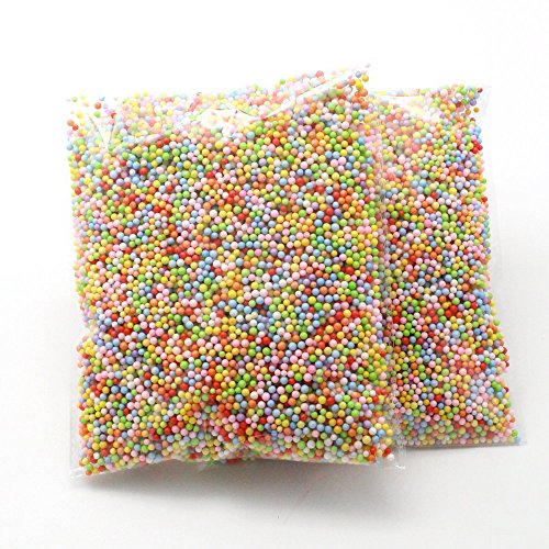 2 pack 0.08-0.16 Inch Styrofoam Balls, Multi Color Foam Balls Decorative Ball for DIY, (Approx 2x2000Pcs)