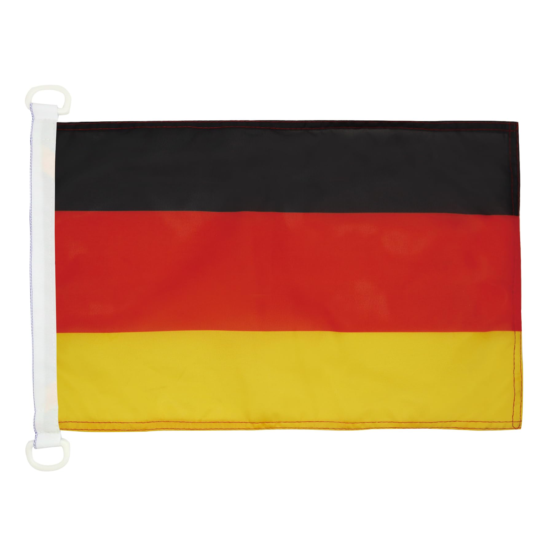 AZ FLAG - Germany Nautical Flag - 18'' x 12'' - For Outdoor and Boat - German Banner Knitted Polyester with Two Plastic Rings - Vivid Colors - 12x18 in - 45x30 Cm — image 1